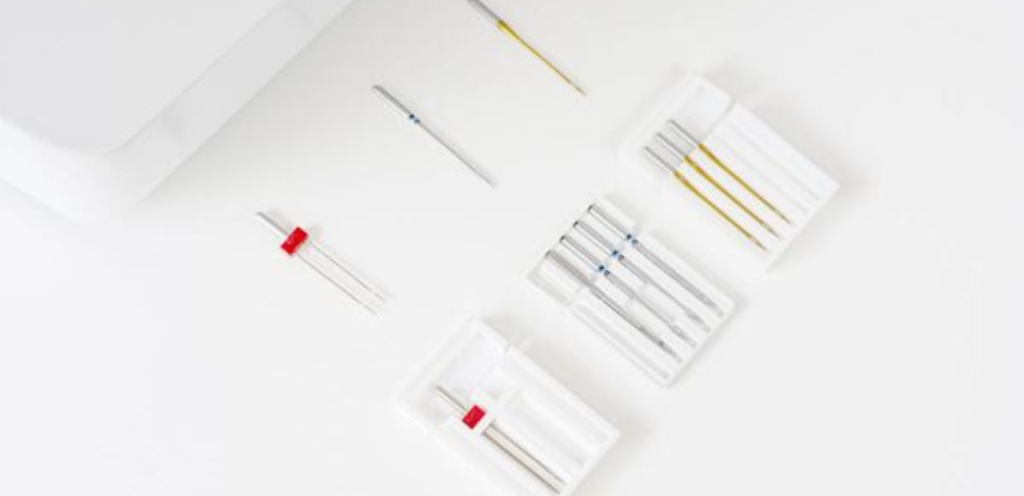 Right sewing needles for bridal dress fabric